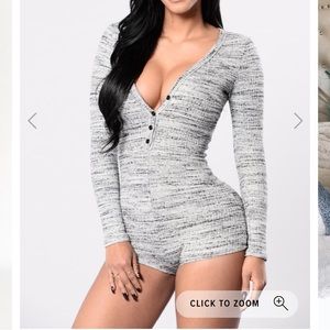 Fashion nova onesie